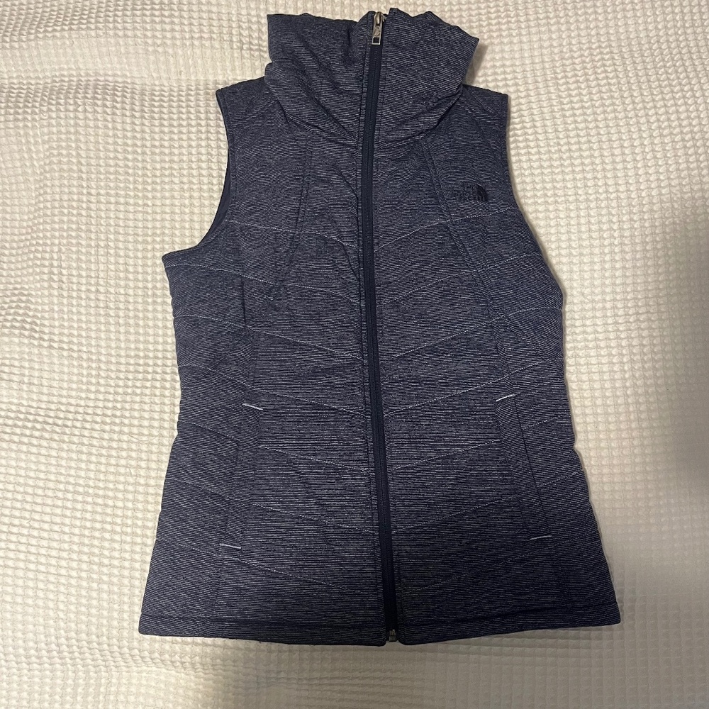 Navy North Face Vest